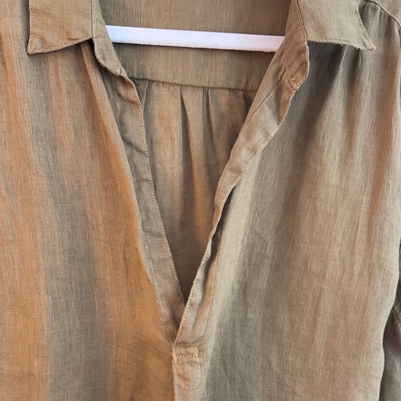 CP Shades Green 3/4 Sleeve Button Down Shirt - Picture 7 of 8